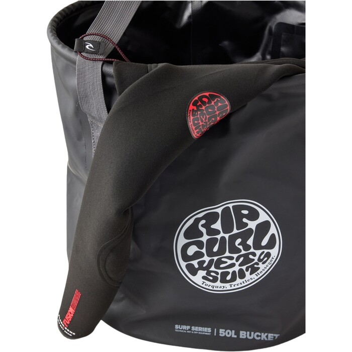 2024 Rip Curl Surf Series 50L Cubo Cambiador 14RMUT - Black / Grey